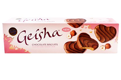 Fazer Geisha Chocolate with hazelnut cream Biscuits 1 Box of 100g