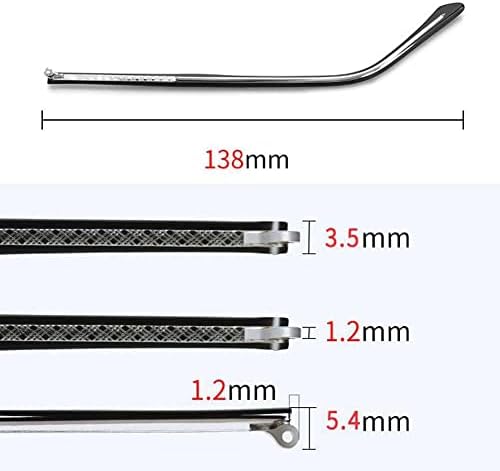 Glasses arms,Glasses arm Replacement Legs, Clear Pink Metal Eyeglass Temples Arms Single Tooth Plastic Glasses Replacement Temples Repair Parts, 1 Pair