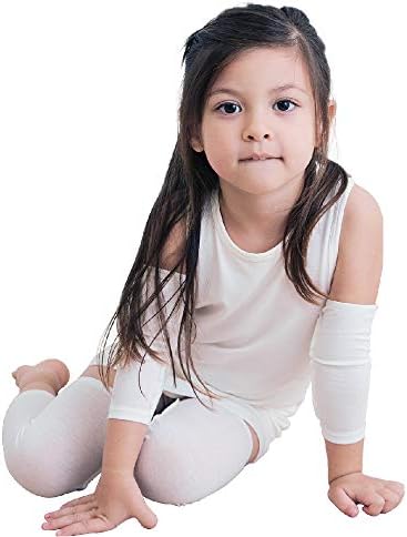 Edenswear Zinc-Infused Elbow Sleeves Bandage for Kids with Eczema - Wet Wrap Therapy(Medium)