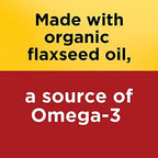 Nature Made Flaxseed Oil 1000 mg, Dietary Supplement for Heart Health Support, 180 Softgels (Pack of 2)
