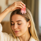 2 Pack Octopus Head Massager Comb Stress Relief Point Massage Comb Head Massage Tools Pink Acupressure Massager Scalp Massagers for Headaches Manual Acupressure Tool
