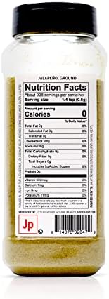 Spiceology - Jalapeno Powder - Ground Dried Jalapeno Pepper - Spices and Seasonings - 16 oz
