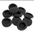 24 Pack Headphone Earpads Replacement Cushions 55MM Black | Soft Headset Ear Covers & Ear Cushions for Plantronics Headsets, Universal Fit for Office Telephone Headsets Daily Use & Maintenance