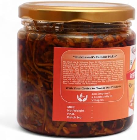 Rajasthani Swaad Kair Sangari Pickle Homemade Ker Sangri Ka Achar | Pack of 400 Gram