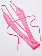 BODYZONE Women's Lace Sling Shot W/Underbust Strap