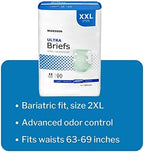 McKesson Ultra Briefs, Heavy Absorbency, Unisex, Disposable, Elastic Leg Gathers and Contoured Fit for Men and Women