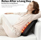 Solucky Back Massager for Pain Relief Deep Tissue, Back Massager with Heat, Deep Kneading Massage for Back, Adjustable Intensity & Dual Modes, Red Light Heating Therapy, 12V Corded for Home & Office