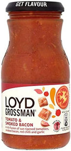 Loyd Grossman Smoky Bacon Pasta Sauce - 350g - Pack of 2