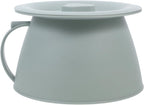 FOMIYES Chamber Pot Urinal with Lid 8.66 Inch Plastic Sputtoon for Home Hospital Bedside Use Easy to Clean