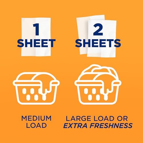 ARM & HAMMER Dryer Sheets, Fabric Softener Sheets with Odor Blasters, Fresh Botanical Scent, 80 Ct