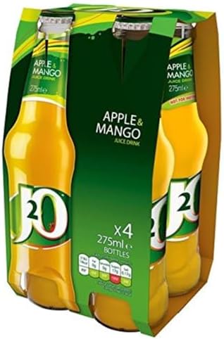 J2O Apple & Mango - 4 x 275ml (37.2fl oz)
