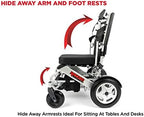 Porto Mobility Ranger Quattro Ultra 600W Motor Exclusive Lightweight Foldable Electric Wheelchair, Weatherproof, Stronger, Longer Range Super Horse Power, Dual Motor, All Terrain