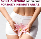 Skin Bleaching Cream Skin Lightening For Intimate Areas Private Parts, Underarm, Inner Thigh, Bikini Area, Knees And Elbows,Intimate Underarm Dark Spot Corrector Whitening Cream