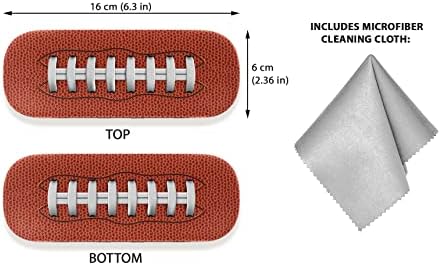 WIRESTER Hard Shell Eyeglasses Case, Clamshell Sunglasses Holder Protective Cover with Microfiber Cloth