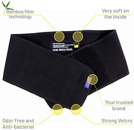 Everyday Medical Broken Rib Brace for Men & Women - Bamboo Charcoal Rib Protector, Post-Surgery Chest Compression Wrap for Cracked, Fractured, Dislocated, Broken or Bruised Ribs - Large