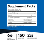 Nutricost BCAA Powder 2:1:1-150 Servings (Unflavored)