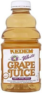 Kedem White Grape Juice 946ml (Pack of 4)