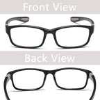 Reading Glasses Men 4 Pairs Ultra Light TR90 Sports Style Blue Light Blocking Readers+2.5