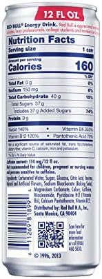 Red Bull Energy Drink, 114mg Caffeine | Taurine & B Vitamins | 12 Fl Oz | Pack of 8 Cans