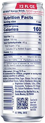 Red Bull Energy Drink, 114mg Caffeine | Taurine & B Vitamins | 12 Fl Oz | Pack of 8 Cans