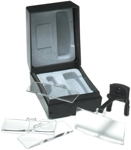 Clip On & Flip Up Magnifying Glasses – Hands-Free Magnifier Eyeglasses - Lightweight Design - Ideal for Jewelry Making, Crafting & Reading