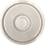 PCP Half Pail for Commode Chair with Lid, White, 6 Quart with 1.5 Gallon Capacity