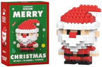 Christmas Figurines Set, Santa Claus and Elf Collectible Decor, Festive Tabletop Statues for Holiday Home Mantel Shelf Display