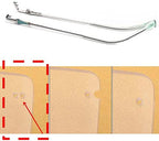 Glasses arms,Eyeglasses Replacement Temple,Arm Frame Repair Glasses Accessories,1 Pair Glasses Replacement Temples Arms Metal Eyeglass Repair Parts Temples for 2-Hole Rimless Glasses, Green
