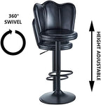 Bar Stool Bar Stool Swivel Stools Modern Rotating Dining Chair with Backrest Sponge Cushion Practical Pedal Barstool, Adjustable Handle 60-80cmr:Yellow Every Family