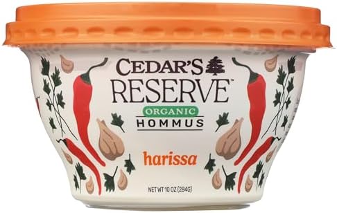 CEDARS MEDITERRANEAN FOOD Organic Cedar's Reserve Harissa Hommus, 10 OZ