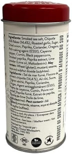 Cape Herb & Spice Chipotle Chilli Smoky Southwestern Seasoning, 2.8oz (80g), Product of South Africa