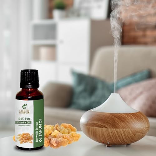 Olibanum Oil 30 ML (1.01 Fl.OZ) | 100% Pure Natural Undiluted Uncut Therapeutic Grade Boswellia Serrata Essential Oil