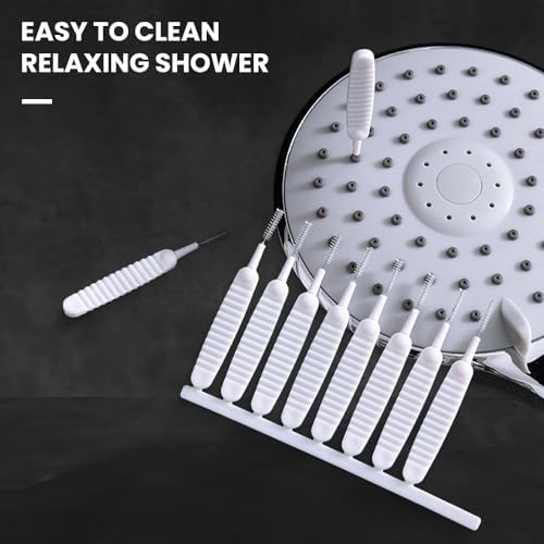 Shower Head Cleaning Brush for Small Hole, Multifunctional Shower Cleaning Tools, Anti-Clogging Nozzle with Storage Boxes, Showerhead Cleaning Brushes Picks for Household Bathroom (20 pcs)