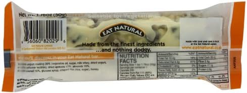 Eat Natural Almond & Apricot Bar with Yogurt Coating,1.76 Ounce Bar, 12-Count Box