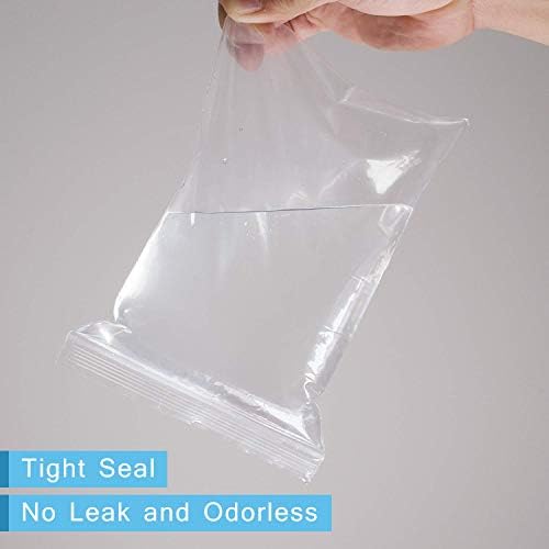 iMailer -500 Count - 3" x 4" Small Plastic Bags - 2 Mil Clear Zip Bags with Resealable Lock Seal Zipper for Coins, Jewelry, Snacks, Party Favors
