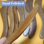 Sandalwood Muscle Gua Sha Scraper Tool, Natural Wood Scraping Board for Body Therapy, Muscle Relief and Lymphatic Drainage, 1 PCS