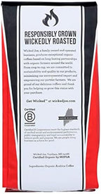 Wicked Joe Coffee French Whole Bean, 12 oz, red