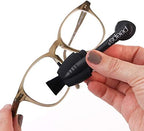 Peeps Carbon Klean Eyeglass Lens Cleaner - Efficient and Durable Carbon Microfiber Technology - Exclusively Used by NASA - 500 Uses (Black Soft Touch)