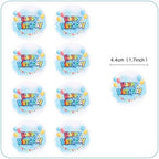 40 Pcs Edible Happy Birthday Cupcake Toppers Colorful Baby Cake Topper Picks Baby Showe Kids' Birthday Party Decorations