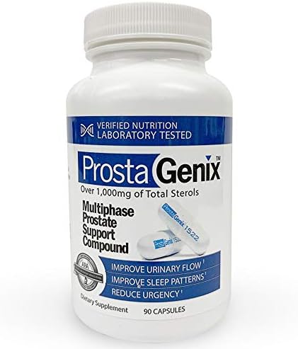 ProstaGenix Multiphase Prostate Supplement Capsule -3 Bottles- Featured on Larry King Investigative TV Show - Over 1 Million Sold - End Nighttime Bathroom Trips, Urgency, Frequent Urination.