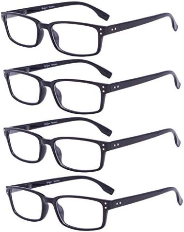4 Pack Vintage Reading Glasses Men Comfort Readers Women Reading Eyeglasses