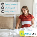 BraceAbility Rib Injury Binder Belt - Universal Brace for Men, Broken, Fractured, or Cracked Ribs, Cage Compression Wrap for Bruised Support, Sternum Injury Recovery (Fits 36”-58”)