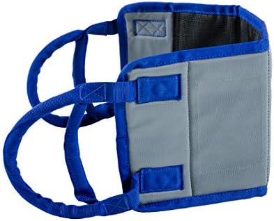 Patient Aid Transfer Sling - Moving Assist Hoist Gait Belt Harness Device with Heavy Duty 400lb Weight Capacity, Padded Handles, Extended Length & Width - 8" x 23.5", Slip-Proof Lining