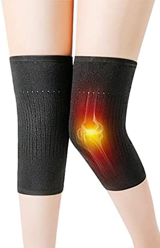 Cashmere Knee Warmer Stretchy Knit Arthritic Knee Sleeve Cosy Sleep Knee Wrap Brace Support Band-Knee Pain Relief