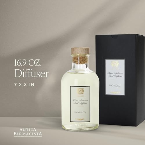 Antica Farmacista Home Ambiance Diffuser - Long-Lasting Reed Scent Diffuser - Luxury Room Freshener Gift - Prosecco, 16.9 fl oz