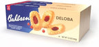 Bahlsen Deloba Red Currant Cookies (12 boxes) - Sweet & delicate, buttery puff pastry biscuits with light crispy layers and red currant filling - 3.5 oz boxes