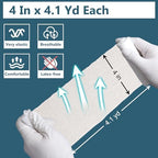 YesBes 32 Pack Gauze Rolls, 4 in x 4.1 Yards, Premium Gauze Wrap Roll for Wounds, Bandage Wrap Rolled Gauzes, Mummy Wraps, Individually Wrapped