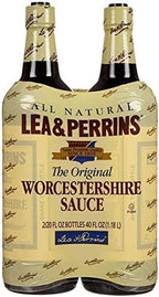 Al Amin Foods Lea & Perrins Worcestershire Sauce All Natural Kosher - Pack of 2 Bottles - 20oz Each ! - Pack of 2