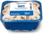 Amazon Grocery, Sliced White Mushrooms, 8 Oz