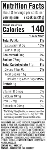 CHIPS AHOY! Chewy Hershey's Cookies 'n' Creme Bar-Inspired Cookies, 9.58 oz